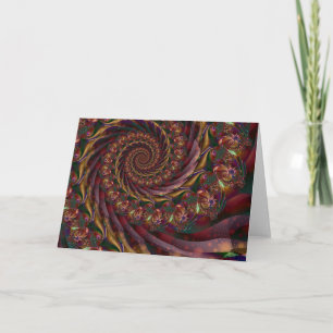 Cartes Pour Fêtes Annuelles Spirale de Noël