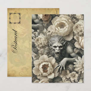 Cartes Pour Fêtes Annuelles Splendor lycanthropique - Victorien gothique