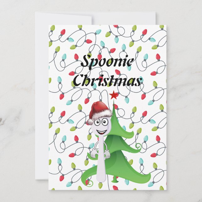 Cartes Pour Fêtes Annuelles Spoonie (Devant)