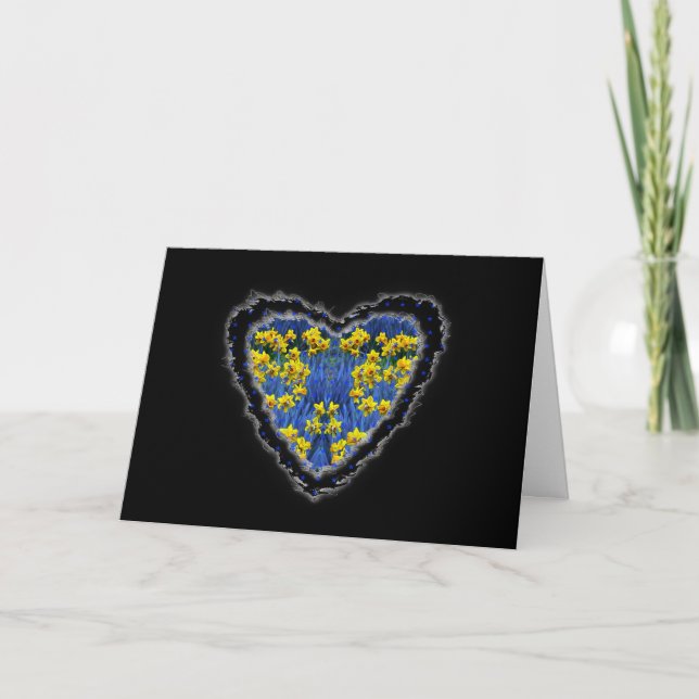 Cartes Pour Fêtes Annuelles Spring Heart Valentine Love Romance Card (Devant)