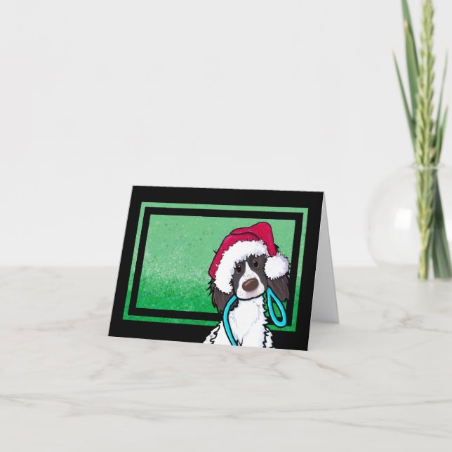 Cartes Pour Fêtes Annuelles Springer Spaniel Christmas (Devant)