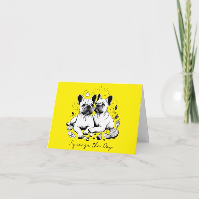Cartes Pour Fêtes Annuelles Squeeze Le Jour (Devant)