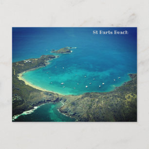 Cartes Pour Fêtes Annuelles St Barts Beach, Caraïbes
