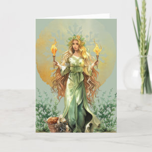 Cartes Pour Fêtes Annuelles St. Brigids Day Candlemas Imbolc