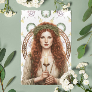 Cartes Pour Fêtes Annuelles St. Brigids Day Candlemas Imbolc