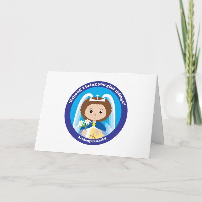 Cartes Pour Fêtes Annuelles St Gabriel Arkhangel (Devant)