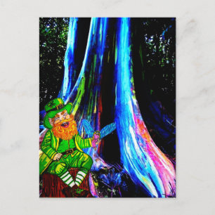 CARTES POUR FÊTES ANNUELLES ST. LE JOUR DE PATRICK LEPRECHAUN ET FAIRY