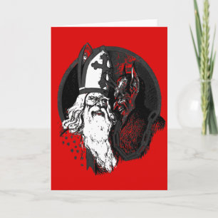 Cartes Pour Fêtes Annuelles st nick krampus