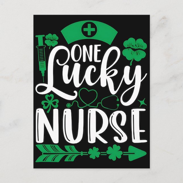 Cartes Pour Fêtes Annuelles St patrick's day hand drawn lettering and calligra (Devant)