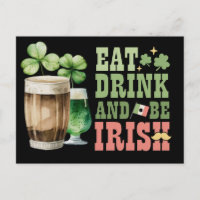 St. Patrick's Day Mangez Boire et Soyez Irlandais