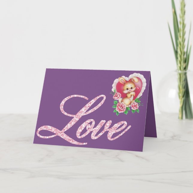 Cartes Pour Fêtes Annuelles St-Valentin (Devant)
