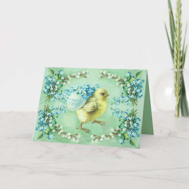 Cartes Pour Fêtes Annuelles st_vert_chick (Devant)