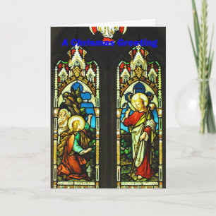 Cartes Pour Fêtes Annuelles Stained Glass