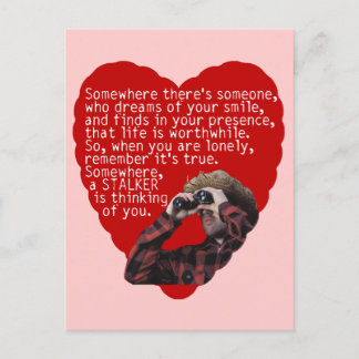 Cartes Pour Fêtes Annuelles Stalker Anti-Valentin
