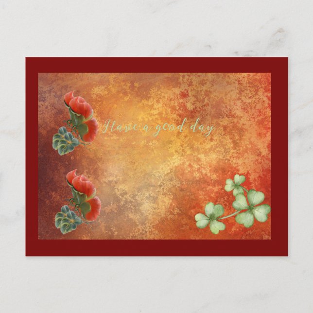 Cartes Pour Fêtes Annuelles Standard (Devant)