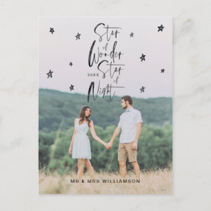 Cartes Pour Fêtes Annuelles Star of Wonder Star of Night   Mr & Mr Photo