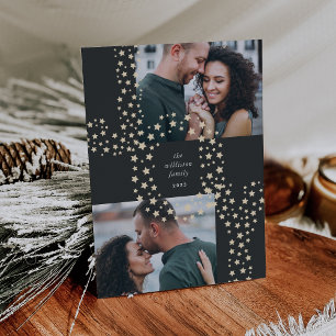 Cartes Pour Fêtes Annuelles Starry Joy Deux photos