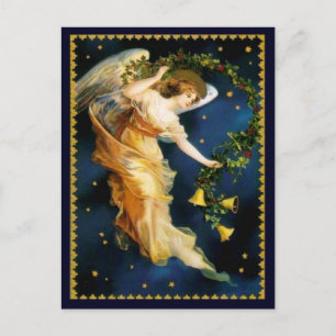 Cartes Pour Fêtes Annuelles Starry Night Angel Christmas