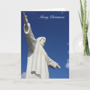 Cartes Pour Fêtes Annuelles statue de cusco jesus