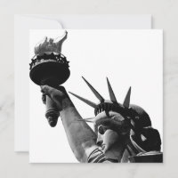 Statue de la Liberté Noir & Blanc
