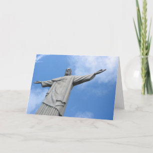 Cartes Pour Fêtes Annuelles statue de rio