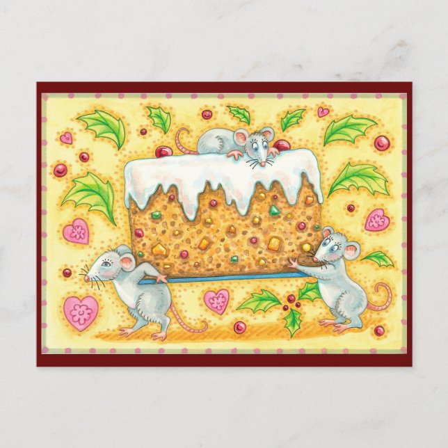 Cartes Pour Fêtes Annuelles Stealing the Fruitcake (Devant)