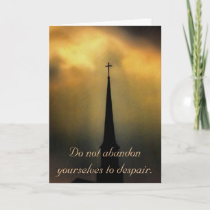 Cartes Pour Fêtes Annuelles Steeple En Or
