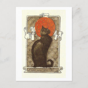 Cartes Pour Fêtes Annuelles Steinlein's Cat - Art Nouveau