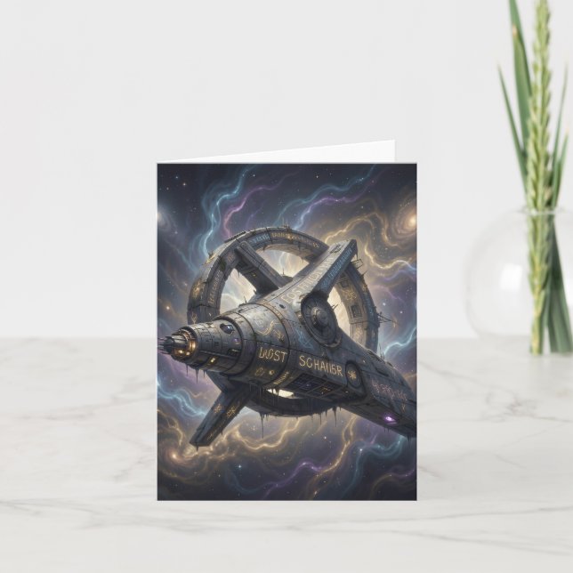 Cartes Pour Fêtes Annuelles Stellar Path – Journey Through the Universe´7 (Devant)