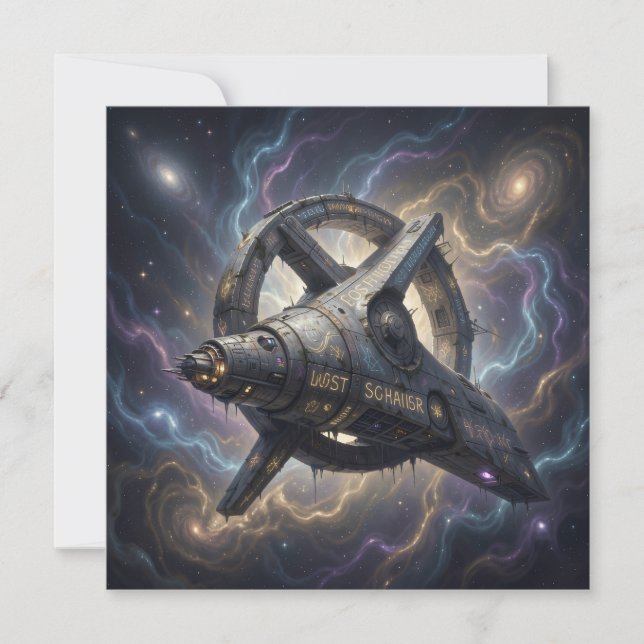 Cartes Pour Fêtes Annuelles Stellar Path – Journey Through the Universe´7 (Devant)