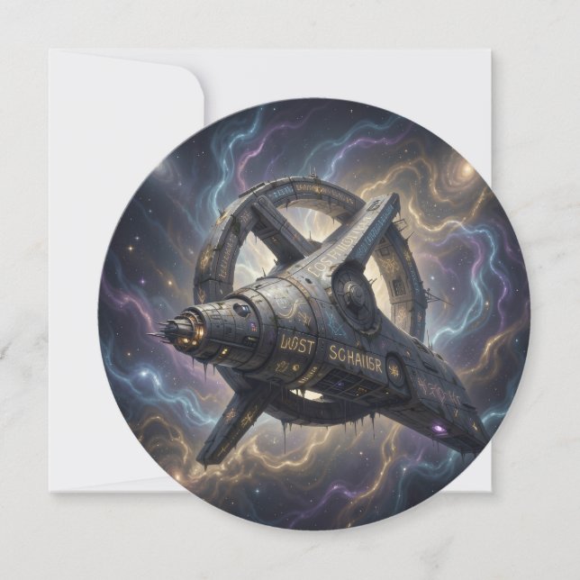 Cartes Pour Fêtes Annuelles Stellar Path – Journey Through the Universe´7 (Devant)