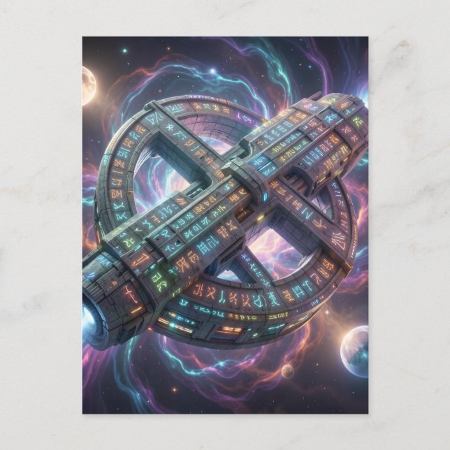 Cartes Pour Fêtes Annuelles Stellar Path – Journey Through the Universe´8 (Devant)