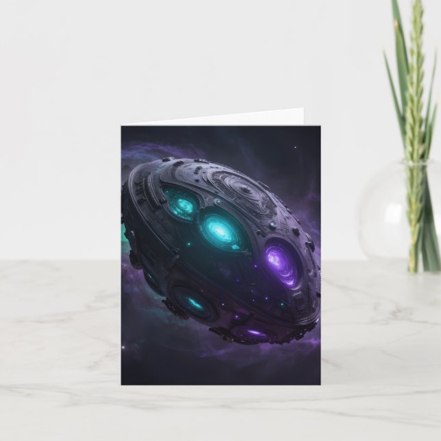 Cartes Pour Fêtes Annuelles Stellar Path – Voyage à travers l'univers´1 (Devant)