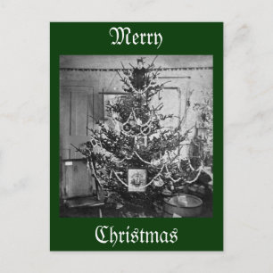 Cartes Pour Fêtes Annuelles Stereoview Christmas Tree Victorian 1800s Vintage