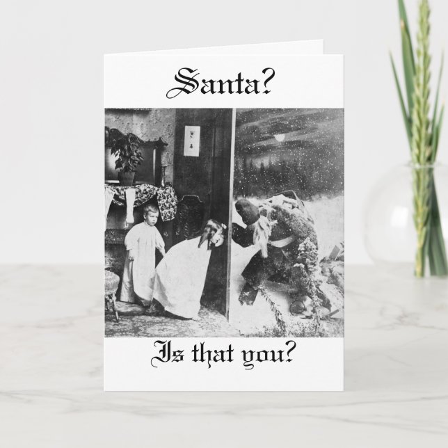 Cartes Pour Fêtes Annuelles Stereoview - Père Noël ?  circa 1899 (Devant)