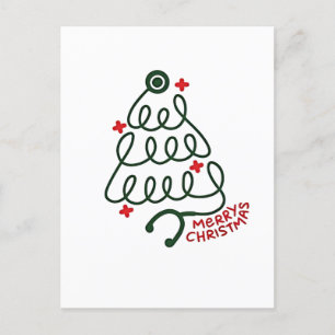 Cartes Pour Fêtes Annuelles Stethoscope Arbre de Noël Lumières Éclairage Infir
