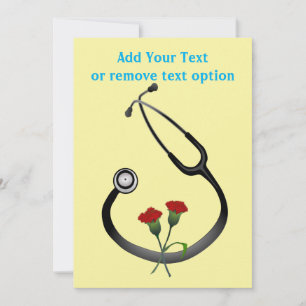 Cartes Pour Fêtes Annuelles Stethoscope du jour du Docteur