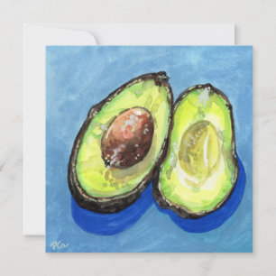 Cartes Pour Fêtes Annuelles Still Life Study sur Avocado