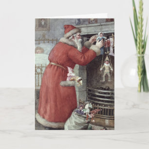 Cartes Pour Fêtes Annuelles Stockage de remplissage père Noël