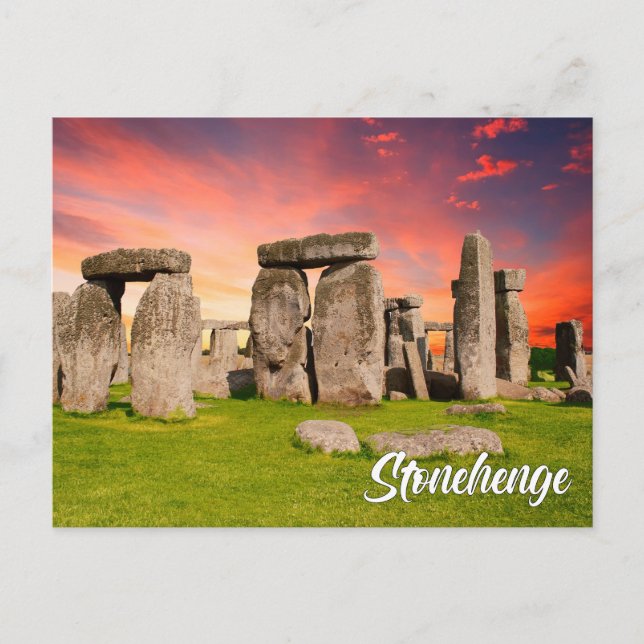 Cartes Pour Fêtes Annuelles Stonehenge, Wiltshire, England, UK (Devant)