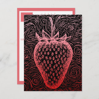 Cartes Pour Fêtes Annuelles strawberry swirls