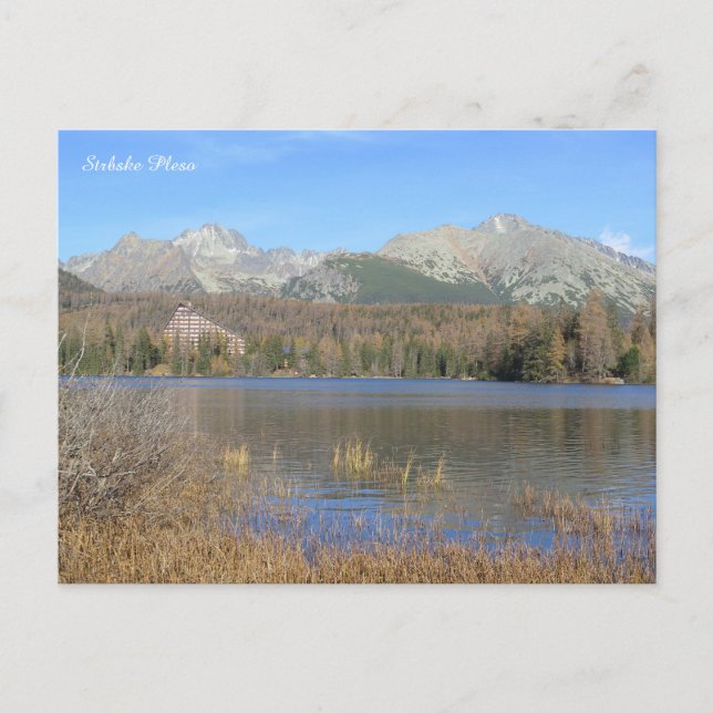 Cartes Pour Fêtes Annuelles Štrbské Pleso (Devant)