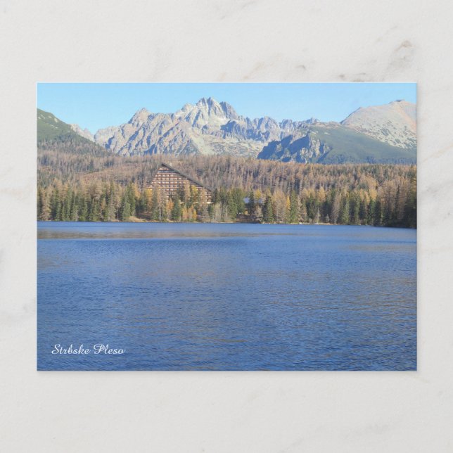 Cartes Pour Fêtes Annuelles Štrbské Pleso (Devant)