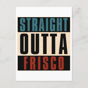 Cartes Pour Fêtes Annuelles Stright Outta Frisco Texas TX