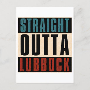 Cartes Pour Fêtes Annuelles Strit Outta Lubbock Texas TX
