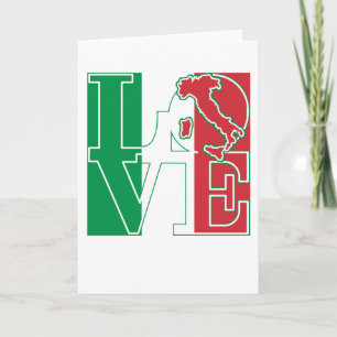 Cartes Pour Fêtes Annuelles Style d'Italien d'AMOUR