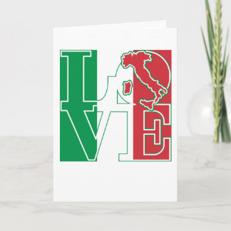 Cartes Pour Fêtes Annuelles Style d'Italien d'AMOUR