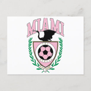 Cartes Pour Fêtes Annuelles Style Varsity de football de Miami