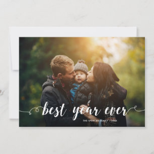 Cartes Pour Fêtes Annuelles Stylish Best Year Ever Full Photo Noël