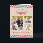 Cartes Pour Fêtes Annuelles Stylishly Mailed Christmas / Holiday Greeting Card<br><div class="desc">Design © Berry Berry Sweet. Visitez notre showroom design à l'adresse WWW.BERRYBERRYSWEET.COM</div>